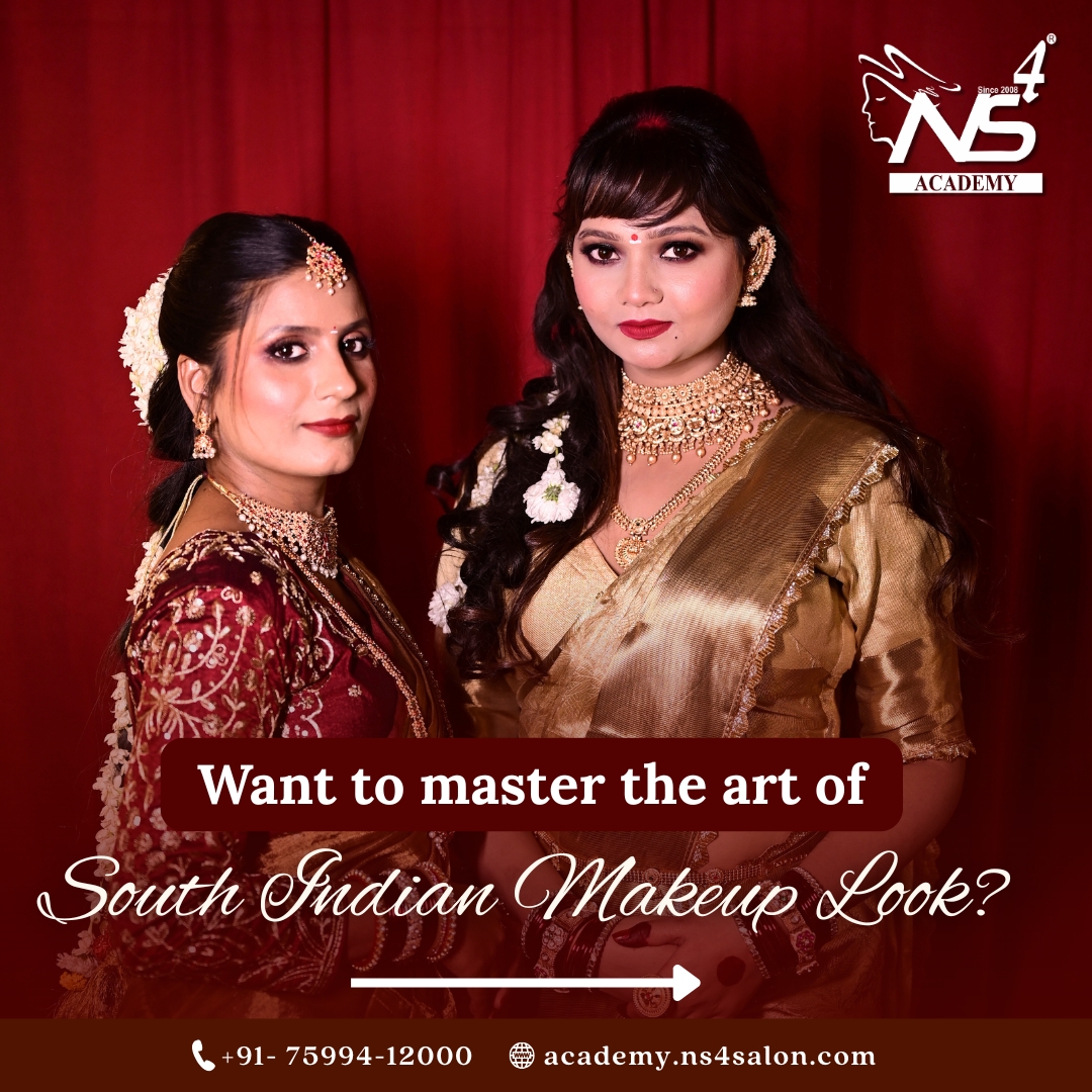 How to Master South Indian Bridal Makeup: Learn from NS4 Hair & Beauty Academy 1 South Indian Bridal Makeup Course