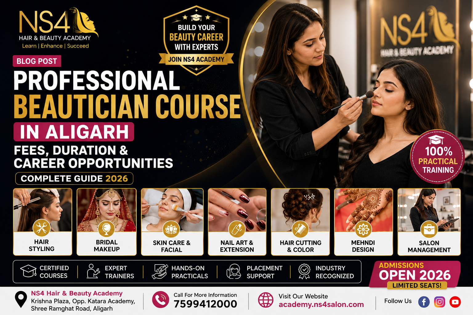 Beautician Course in Aligarh