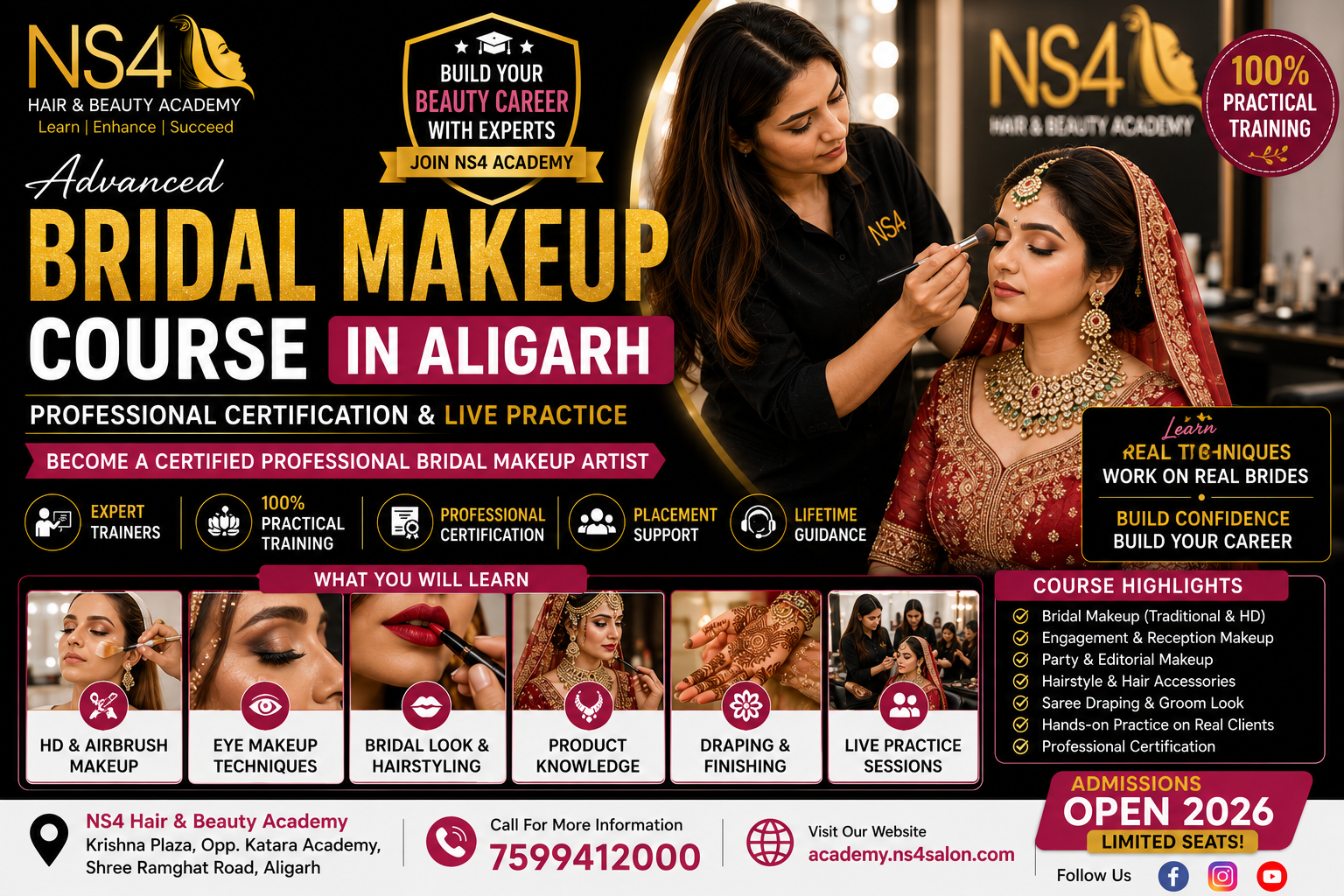 Salon Training Academy in Aligarh